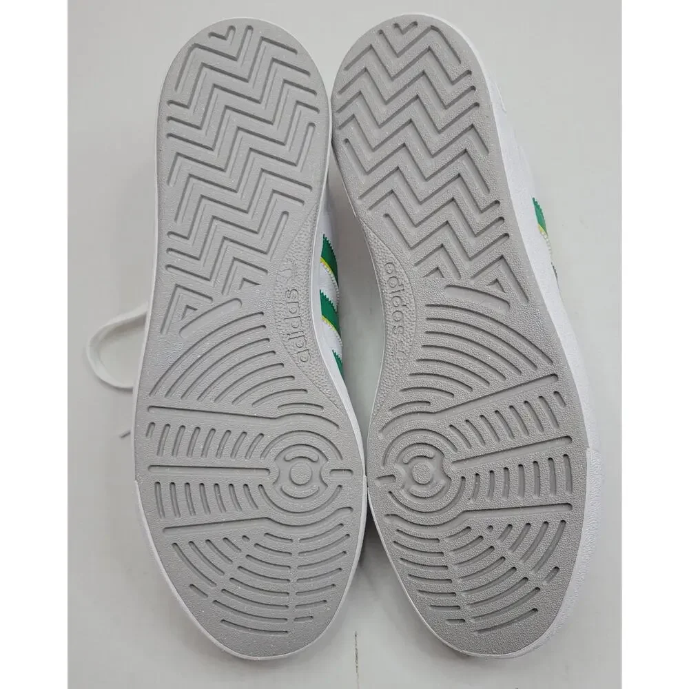 adidas Nora Sneakers IF2069 Cloud White Court Green Skate Yellow Men's Size 9 - Picture 7 of 10